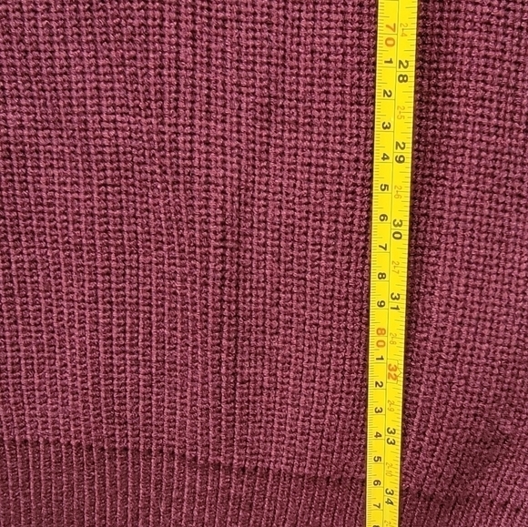 𝅺NWT WINE CABLE KNIT DRESS BY DEX - Picture 5 of 10